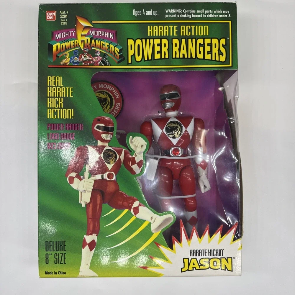 Mighty Morphin Power Rangers Karate Action Jason Red Ranger Deluxe 8